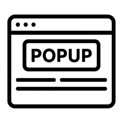 Popup ads or random code in the footer